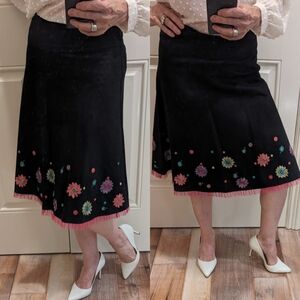 Skirt - Embroidered Cotten Sateen 6P